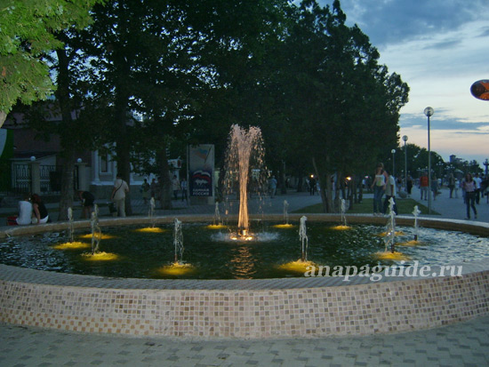 Анапа фонтан на Набережной